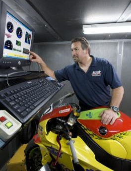 John Ethell inside his dyno room at JETT Tuning